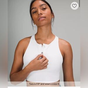 NWT lululemon bra size 4 orange